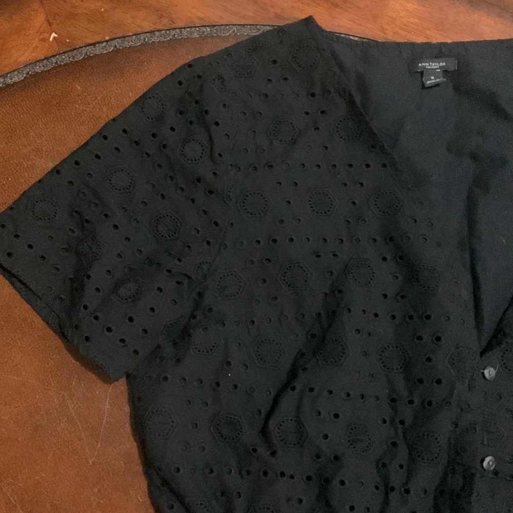 Ann Taylor peplum top